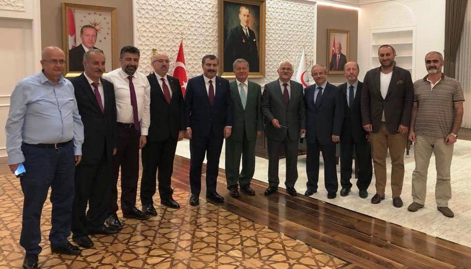 YENİ SAĞLIK BAKANIMIZA ZİYARET